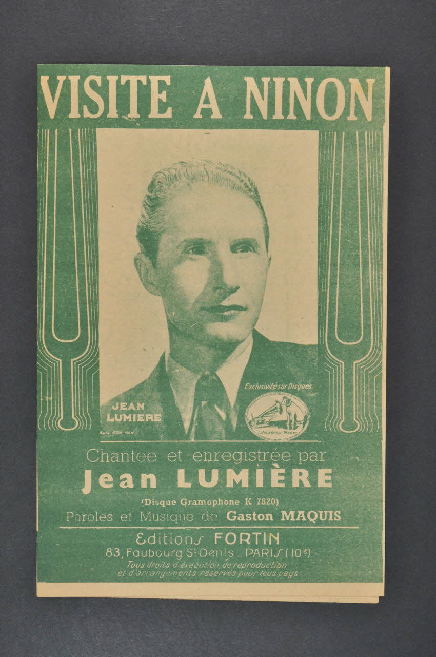 chanson petit format 1965.186.54 Photo Mucem