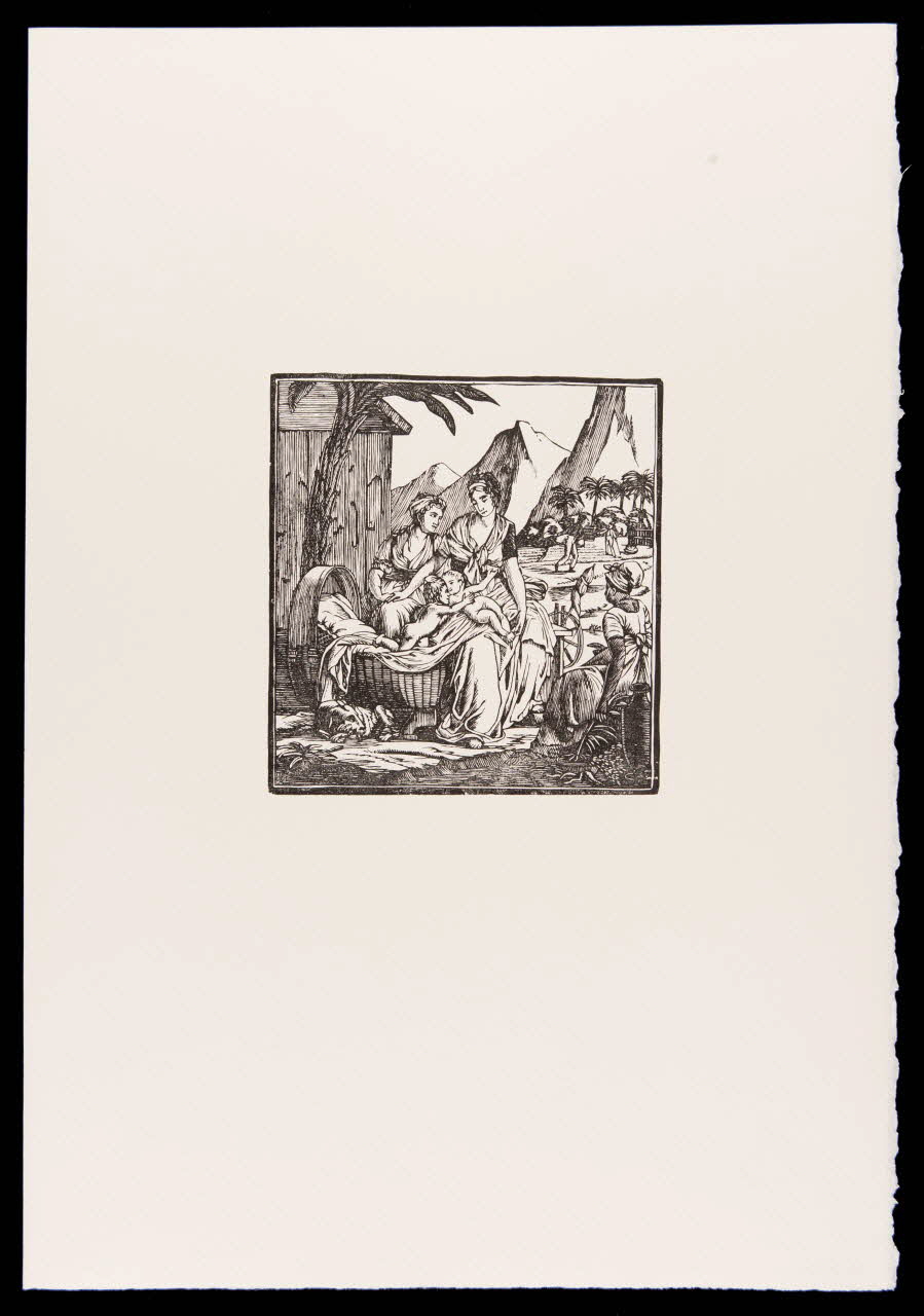 estampe Paysannes avec enfants 1969.87.461.2 Photo