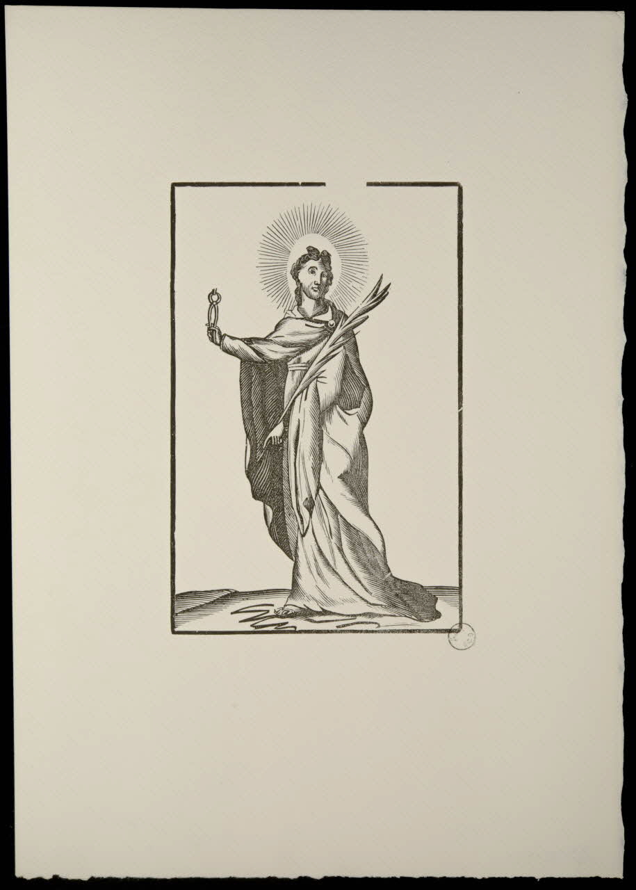 estampe Martyr avec pince 1969.87.465.1 Photo