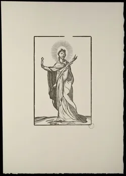 estampe Martyr avec pince 1969.87.465.1  Photo