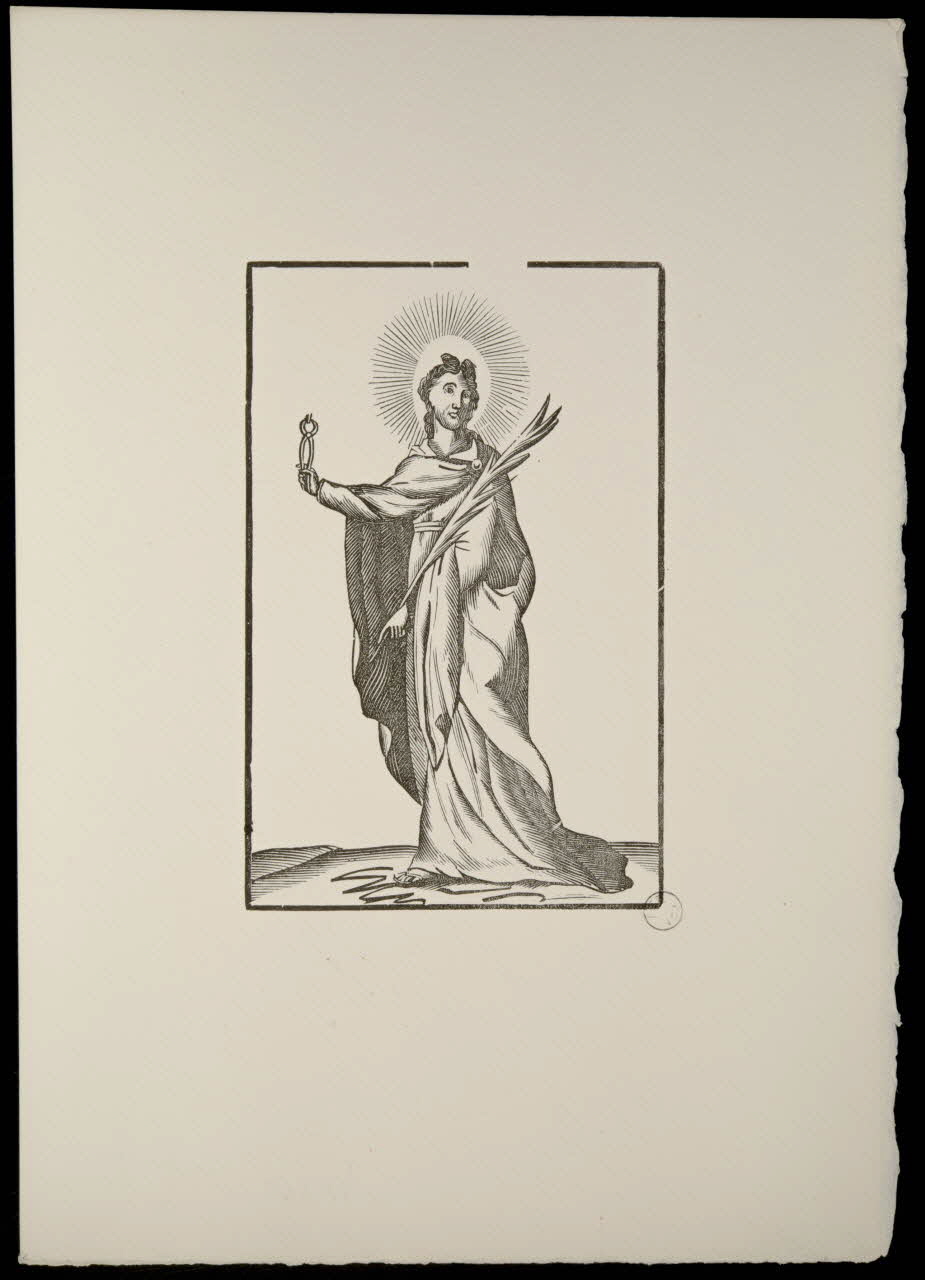 estampe Saint martyr 1969.87.466 Photo