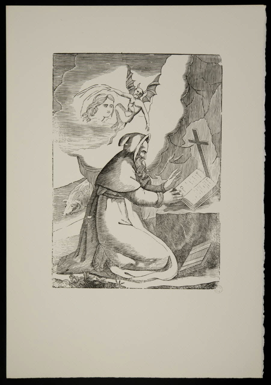 estampe Homme en prière 1969.87.470 Photo