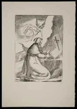 estampe Homme en prière 1969.87.470  Photo