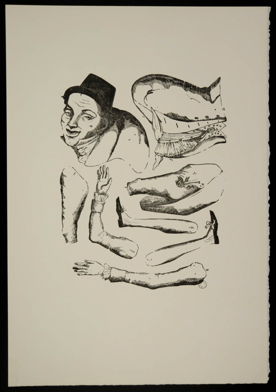 estampe Marionnette à découper et monter 1969.87.476 Photo