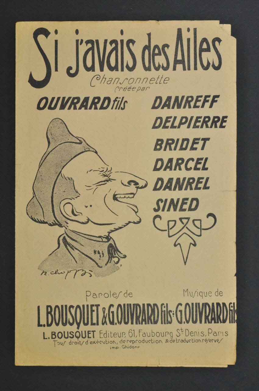 chanson petit format 1966.199.7 Photo Mucem