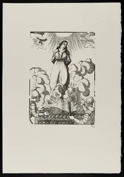 estampe Sainte sur le bûcher 1969.87.491.1 Photo