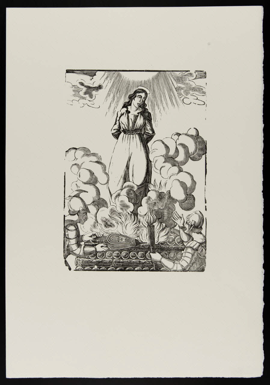 estampe Sainte sur le bûcher 1969.87.491.2 Photo