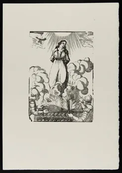estampe Sainte sur le bûcher 1969.87.491.2 Photo