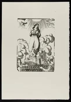 estampe Sainte sur le bûcher 1969.87.491.3 Photo