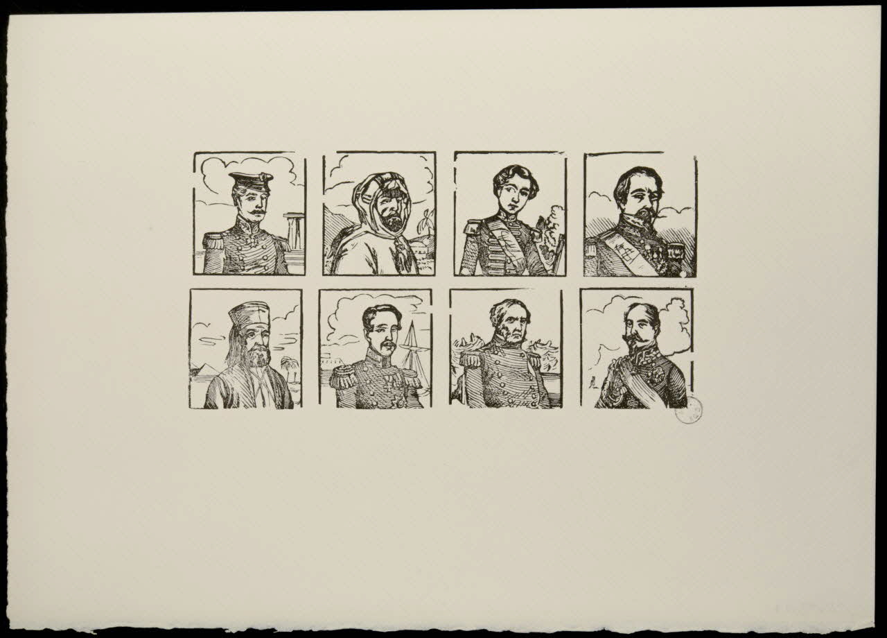 estampe Suite de portraits de militaires et Napoléon III 1969.87.497.1 Photo