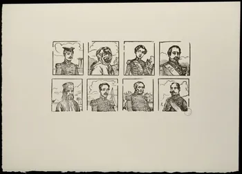 estampe Suite de portraits de militaires et Napoléon III 1969.87.497.1 Photo