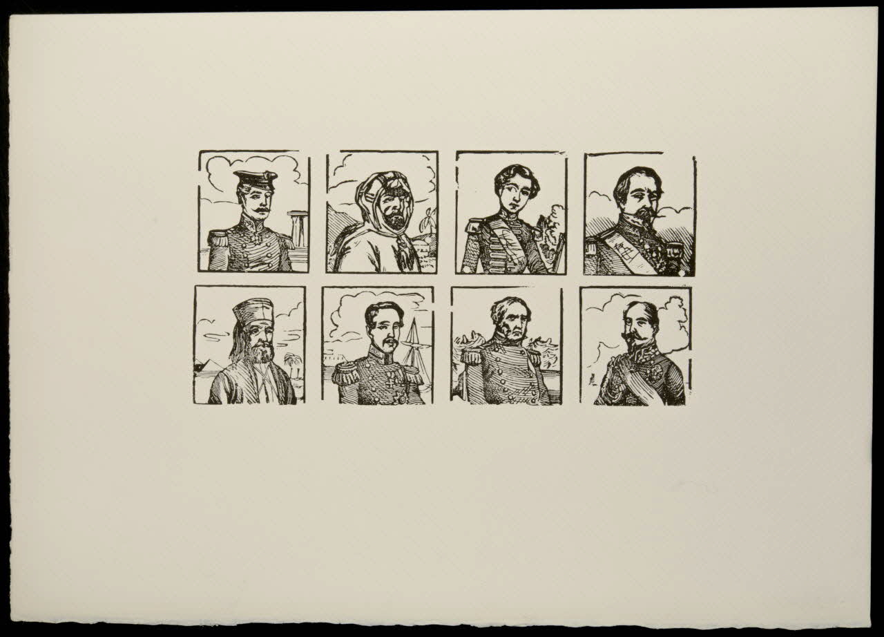 estampe Suite de portraits de militaires et Napoléon III 1969.87.497.3 Photo