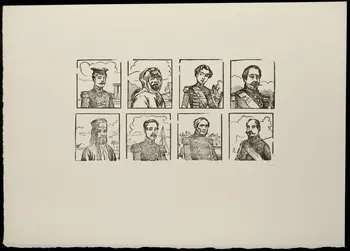 estampe Suite de portraits de militaires et Napoléon III 1969.87.498 Photo