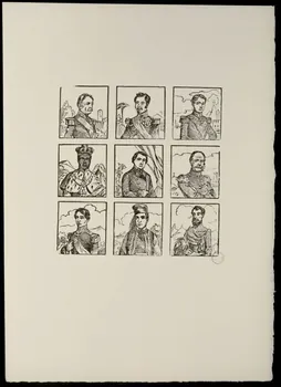 estampe Suite de portraits de militaires et d'un roi 1969.87.499.1 Photo