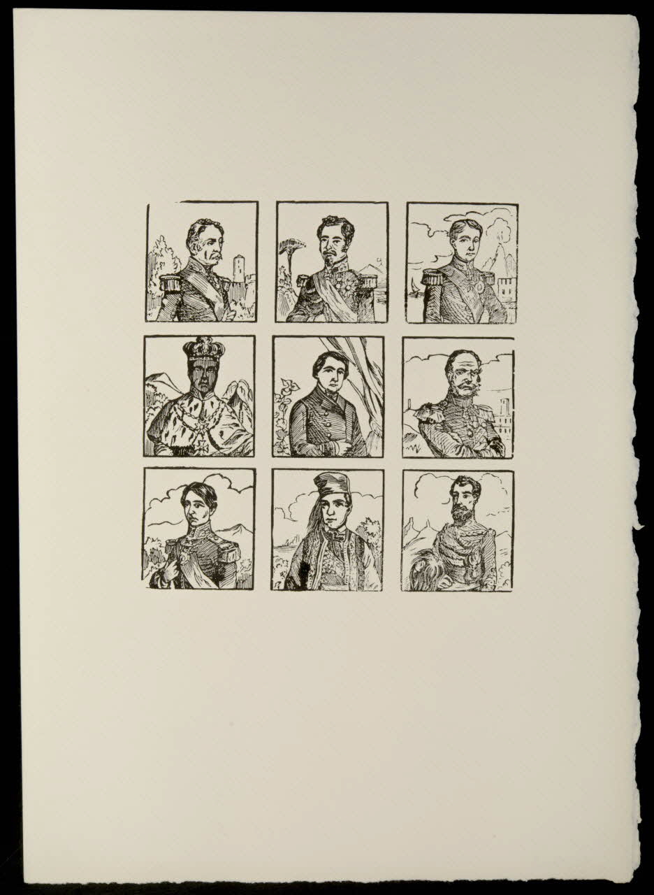 estampe Suite de portraits de militaires et d'un roi 1969.87.499.2 Photo