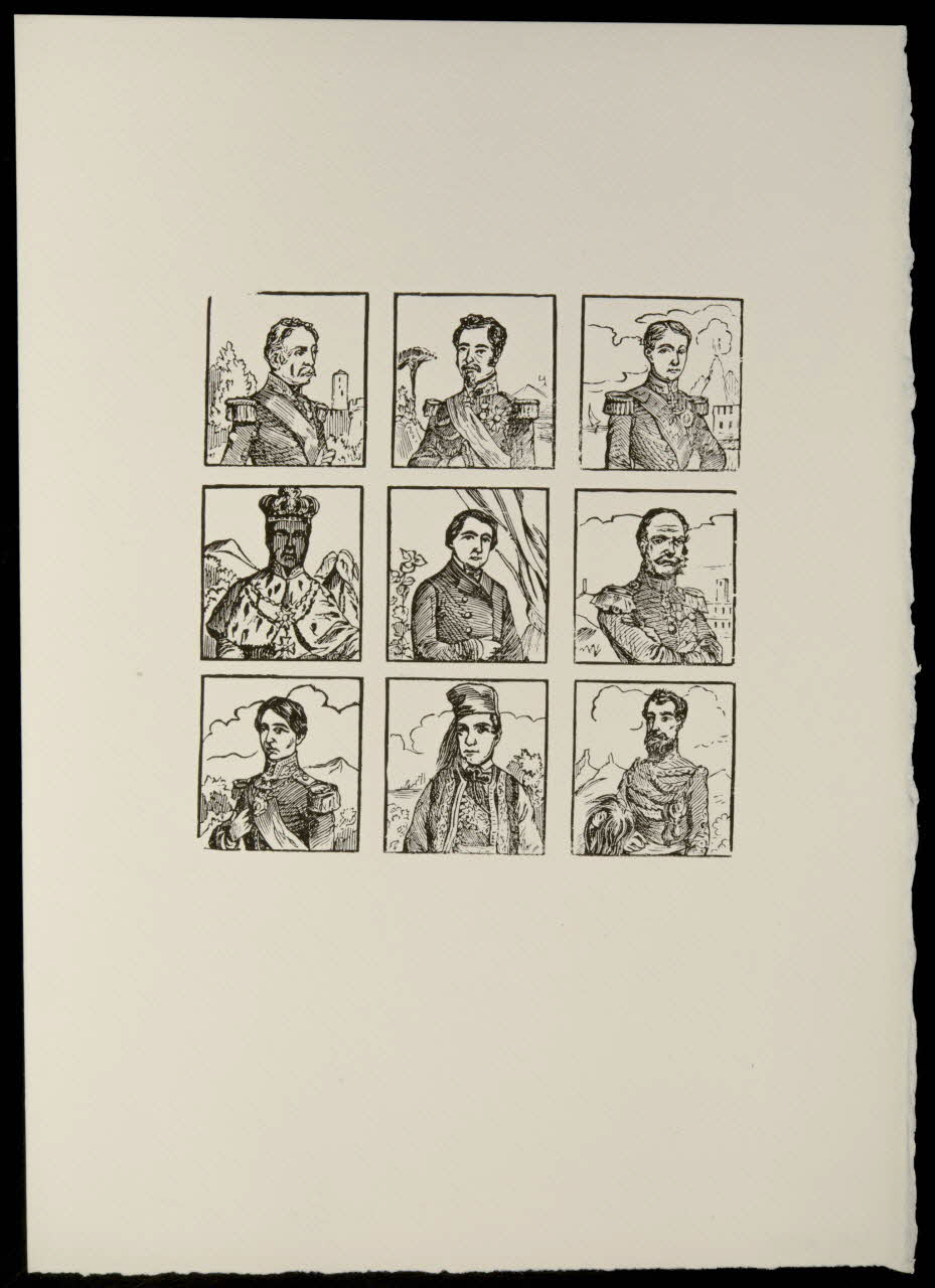 estampe Suite de portraits de militaires et d'un roi 1969.87.499.3 Photo