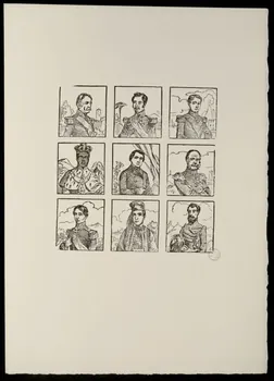 estampe Suite de portraits de militaires et d'un roi 1969.87.500 Photo