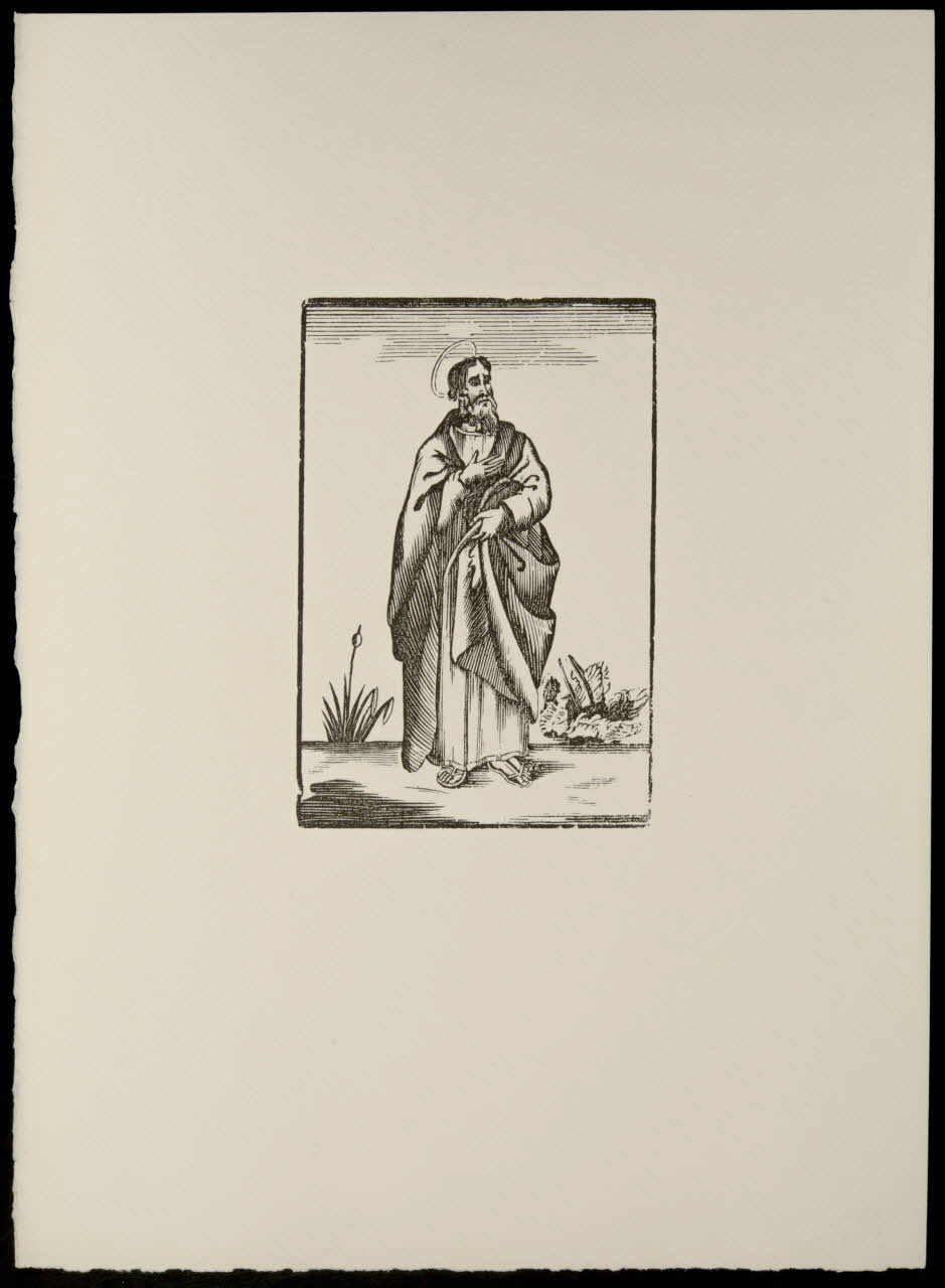 estampe Portrait de saint 1969.87.505.2 Photo