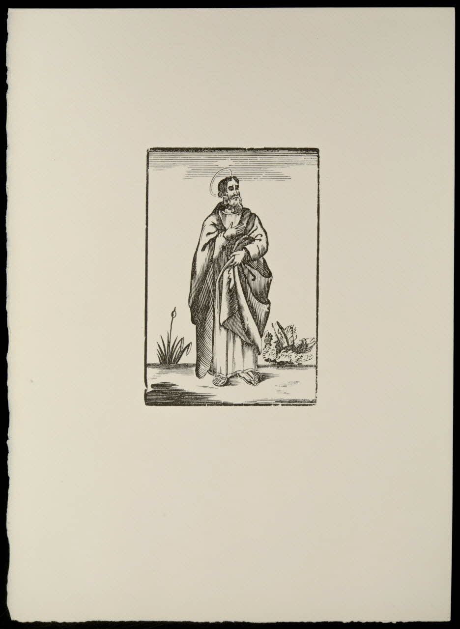 estampe Portrait de saint 1969.87.505.3 Photo