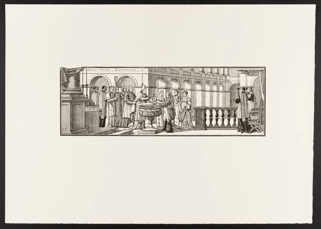 estampe Baptême du Duc de Bordeaux 1969.87.55.1 Photo