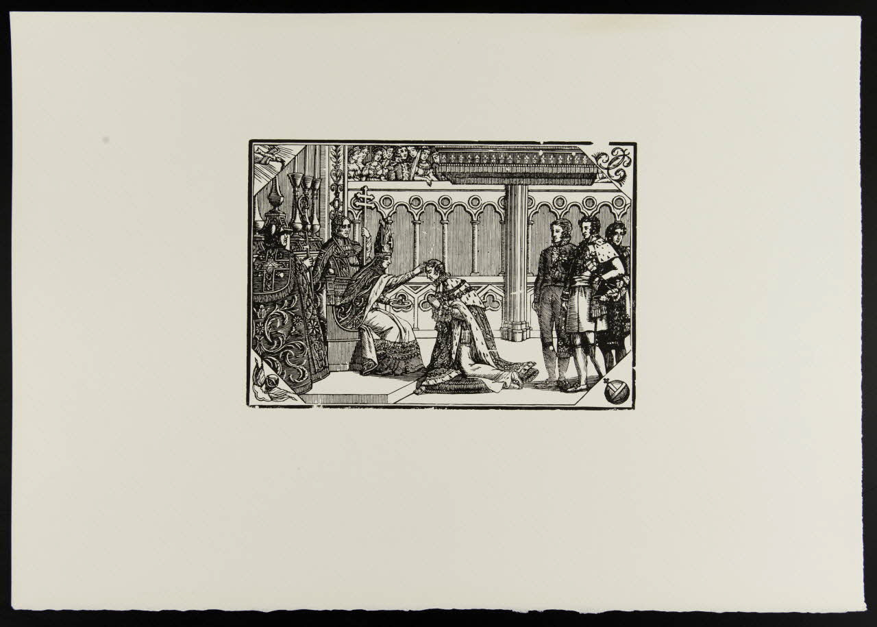 estampe Sacre de Charles X 1969.87.57.3 Photo