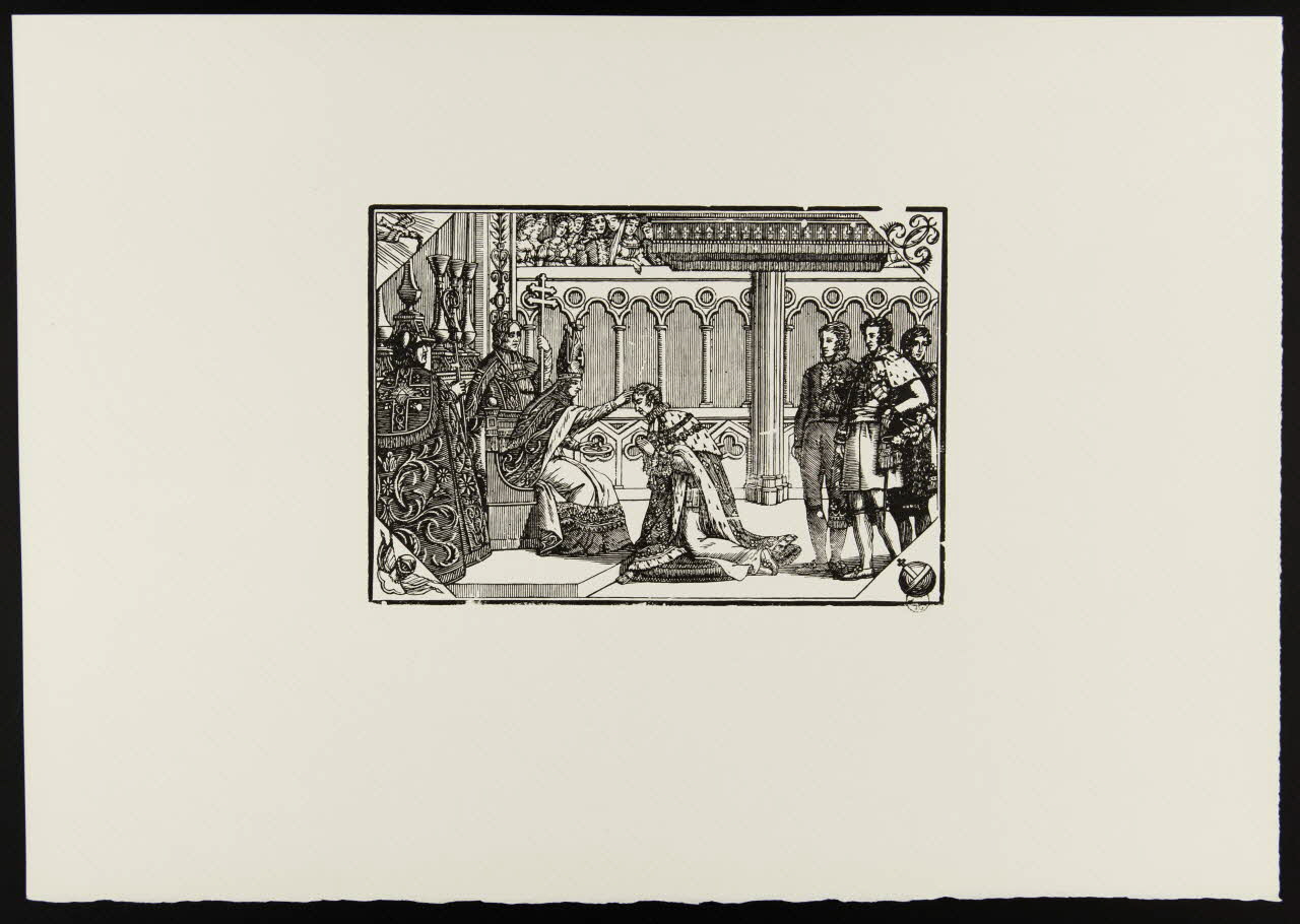 calendrier SACRE DE S. M. CHARLES X 1969.87.58 Photo