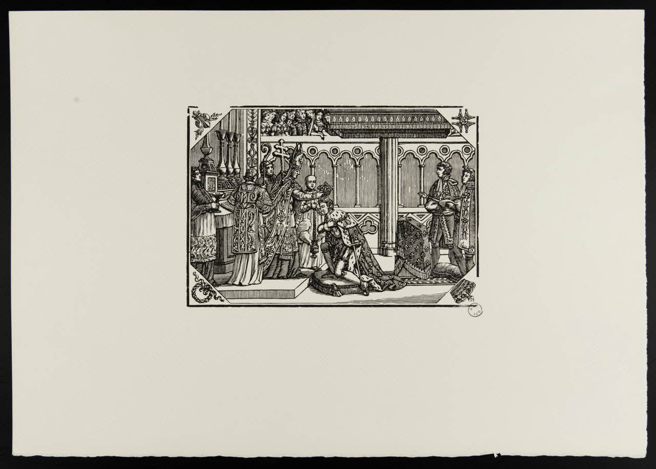 estampe Sacre de Charles X 1969.87.59.1 Photo