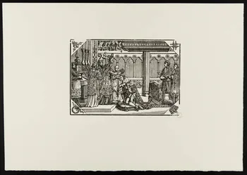 estampe Sacre d'un roi de France 1969.87.60 Photo