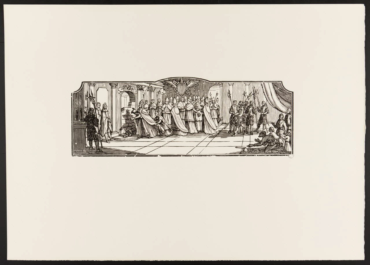 estampe Ouverture de la porte Sainte 1969.87.67.1 Photo