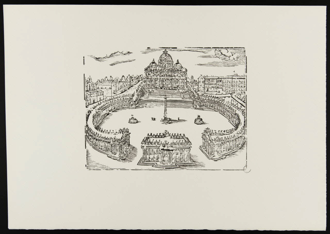 estampe Basilique Saint Pierre de Rome 1969.87.72 Photo