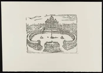 estampe Basilique Saint Pierre de Rome 1969.87.72  Photo