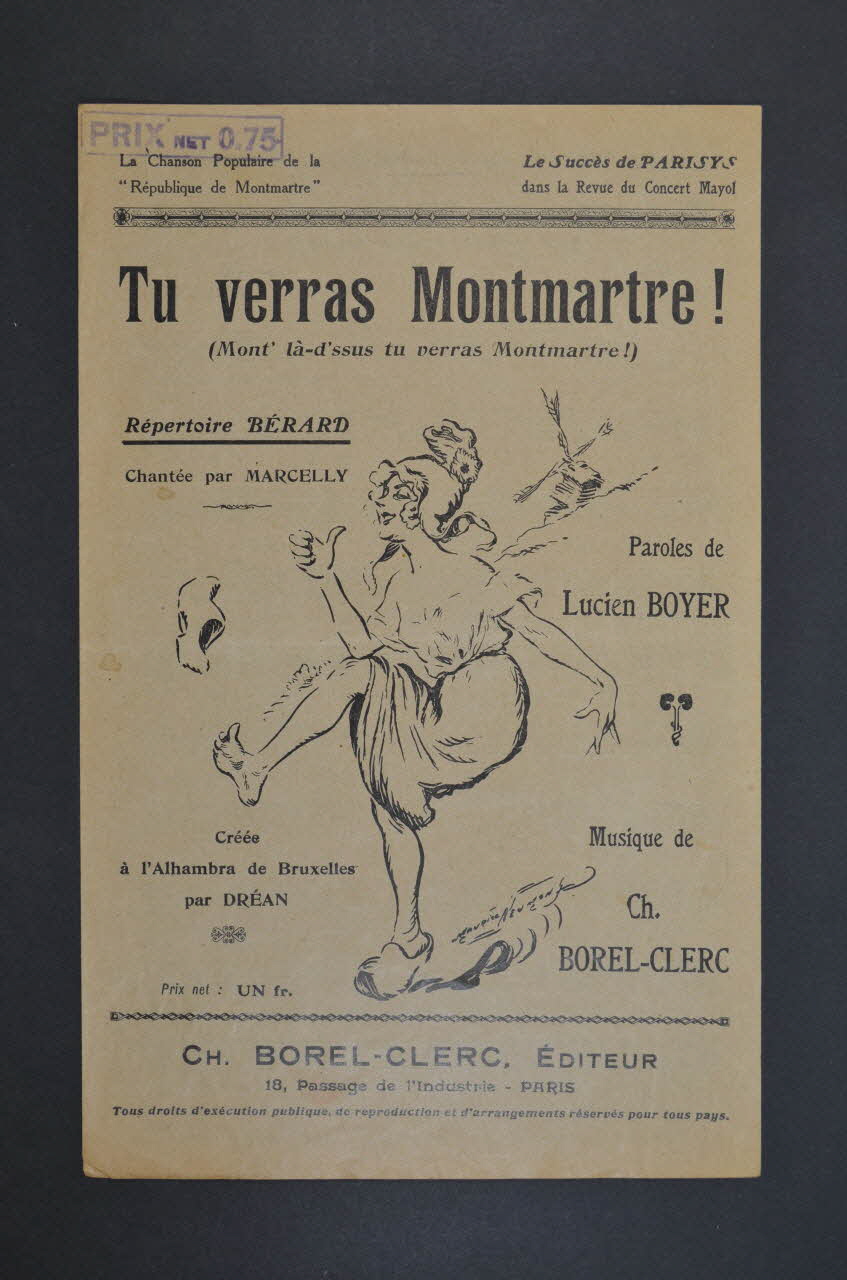 chanson petit format 1965.186.8 Photo Mucem