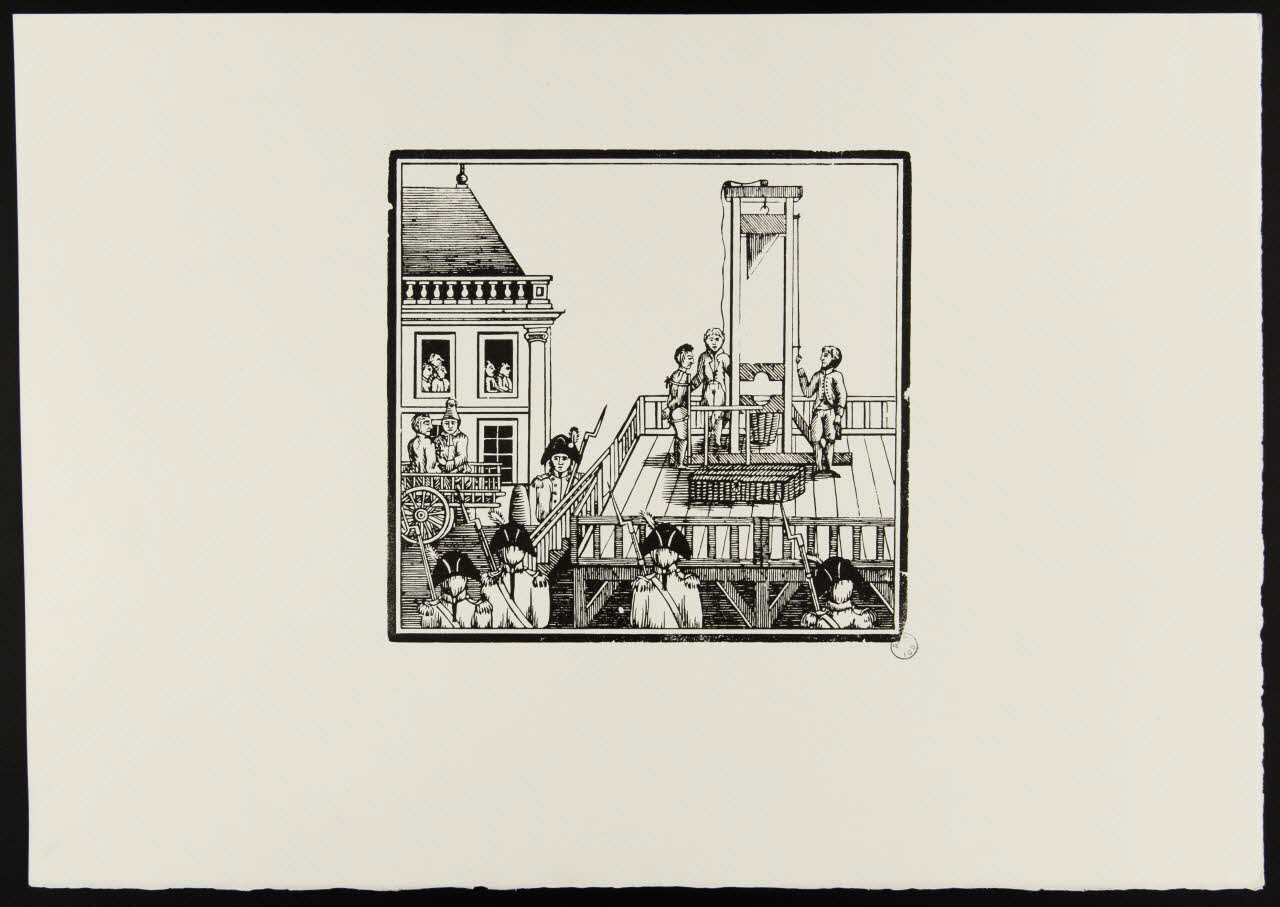 estampe Exécution à la guillotine 1969.87.8 Photo