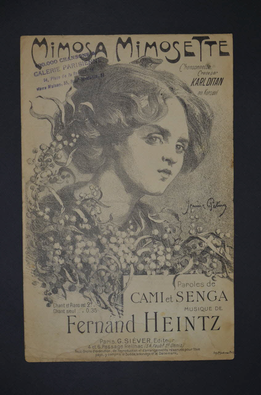 chanson petit format 1966.199.72 Photo Mucem