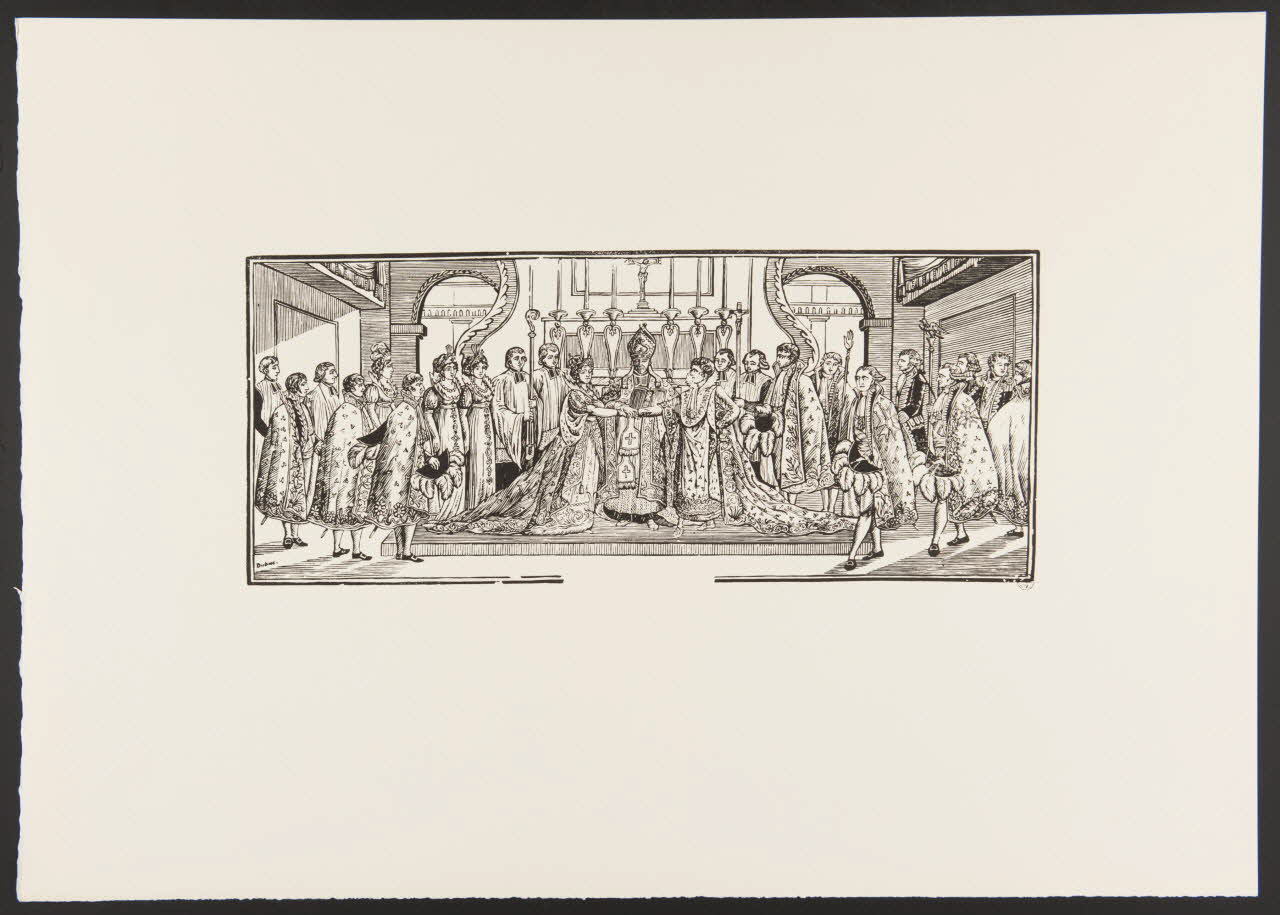 estampe Mariage de Napoléon Ier et Marie-Louise 1969.87.87.3 Photo