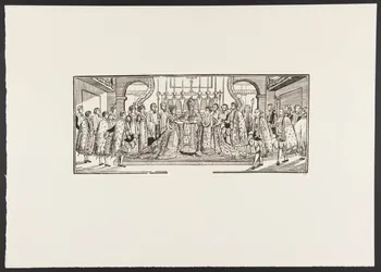 estampe Mariage de Napoléon Ier et Marie-Louise 1969.87.87.3 Photo