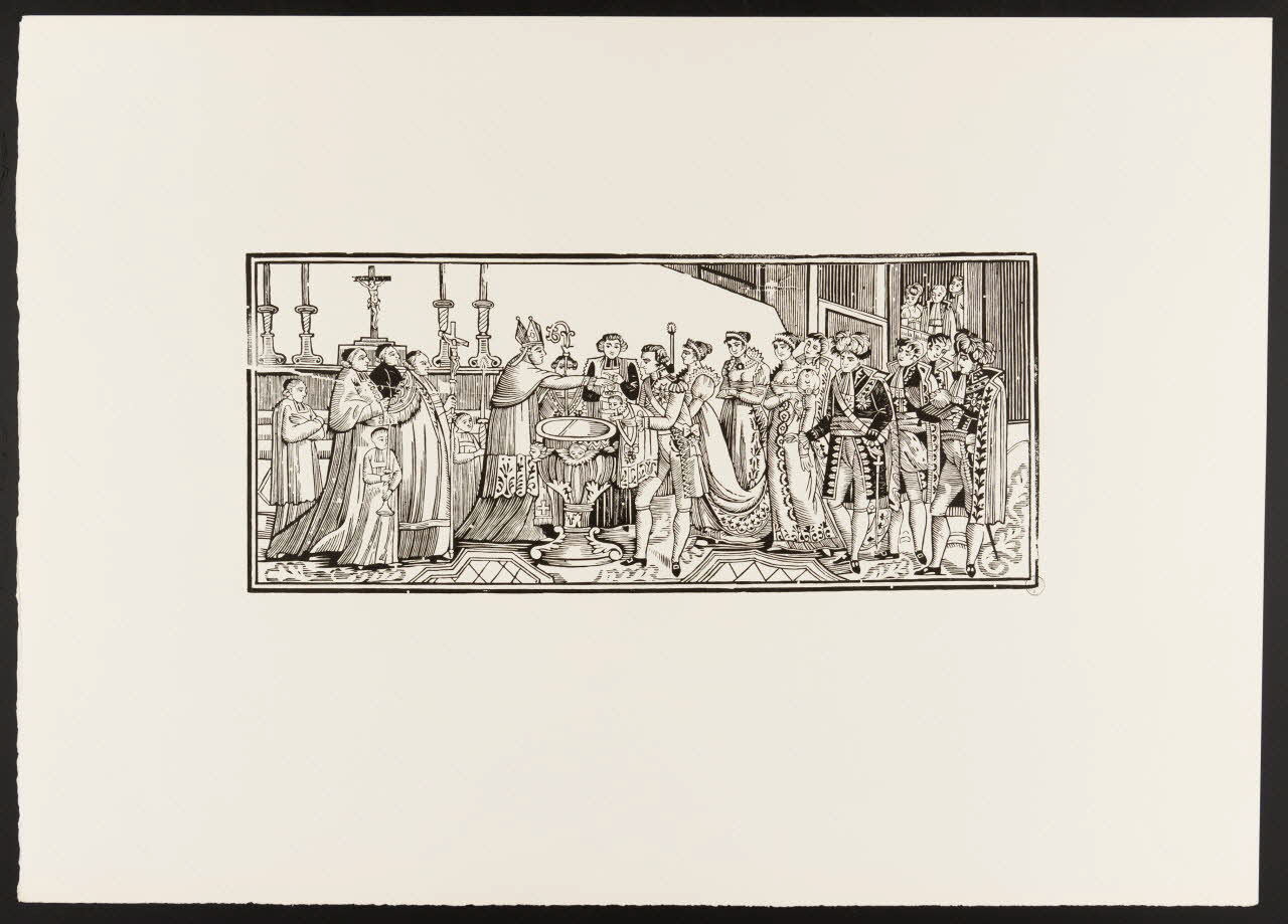 estampe Baptême du duc de Bordeaux 1969.87.89.1 Photo