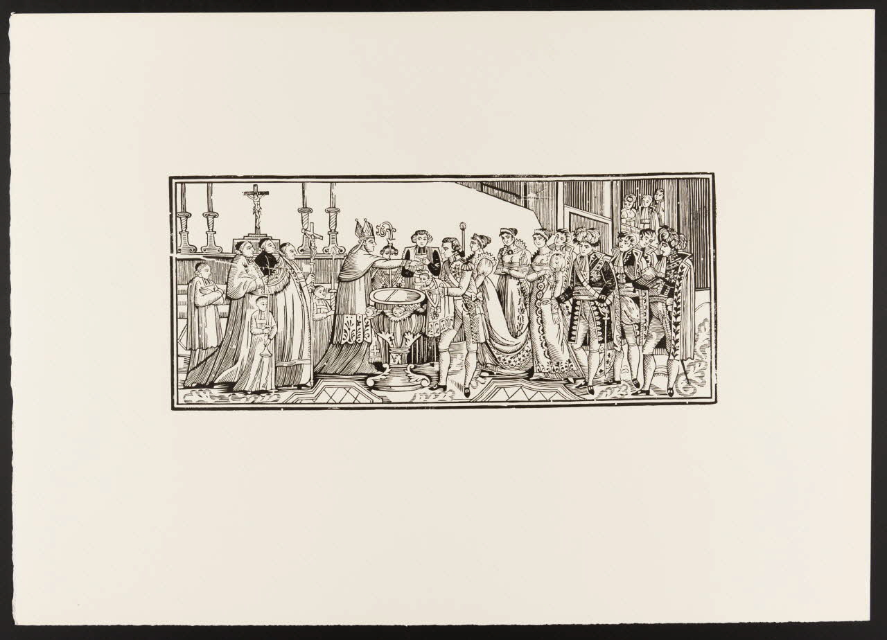 estampe Baptême du duc de Bordeaux 1969.87.89.2 Photo