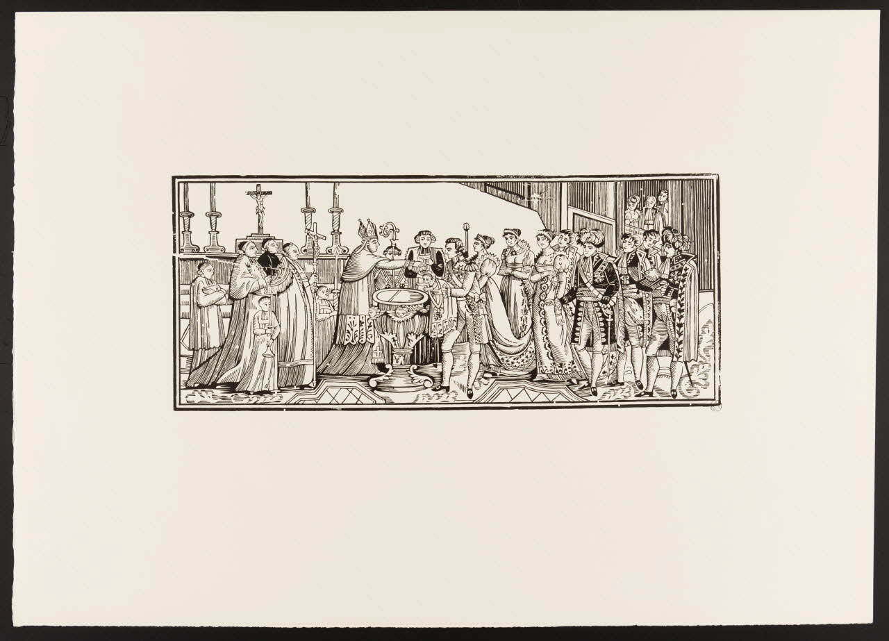 estampe Baptême du duc de Bordeaux 1969.87.89.3 Photo