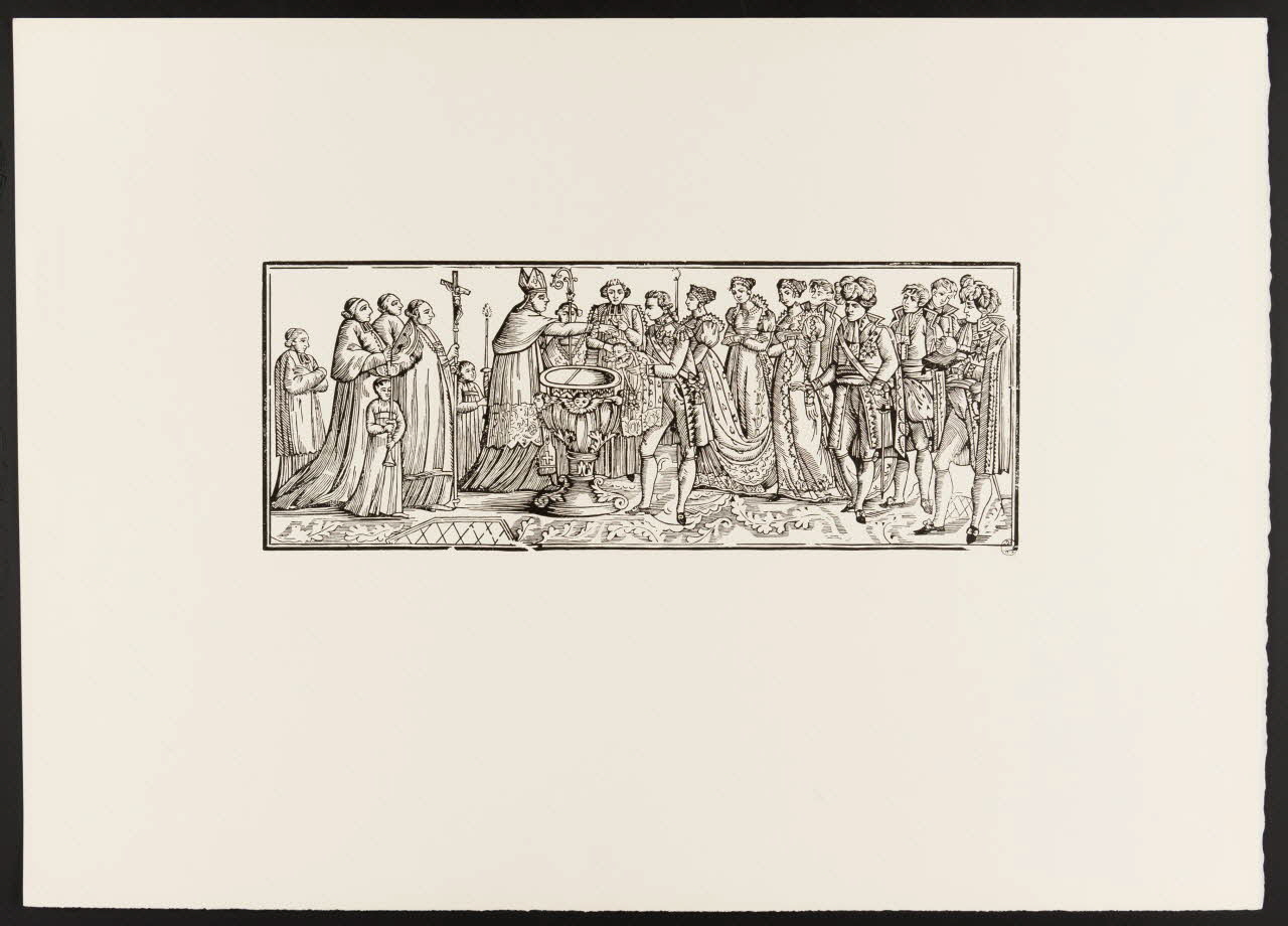 estampe Baptême du duc de Bordeaux 1969.87.91.1 Photo