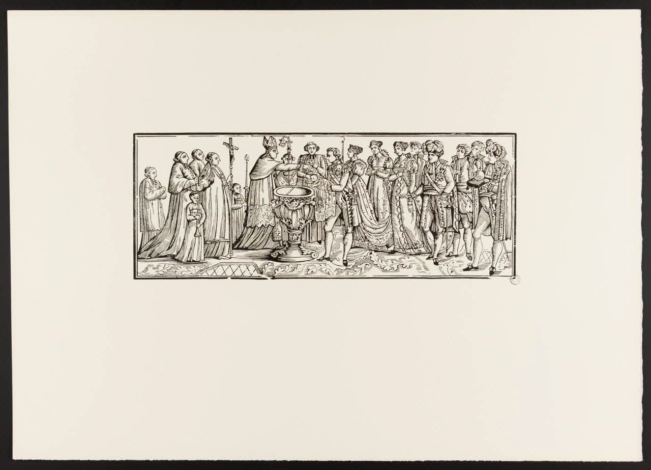 estampe Baptême du duc de Bordeaux 1969.87.91.2 Photo