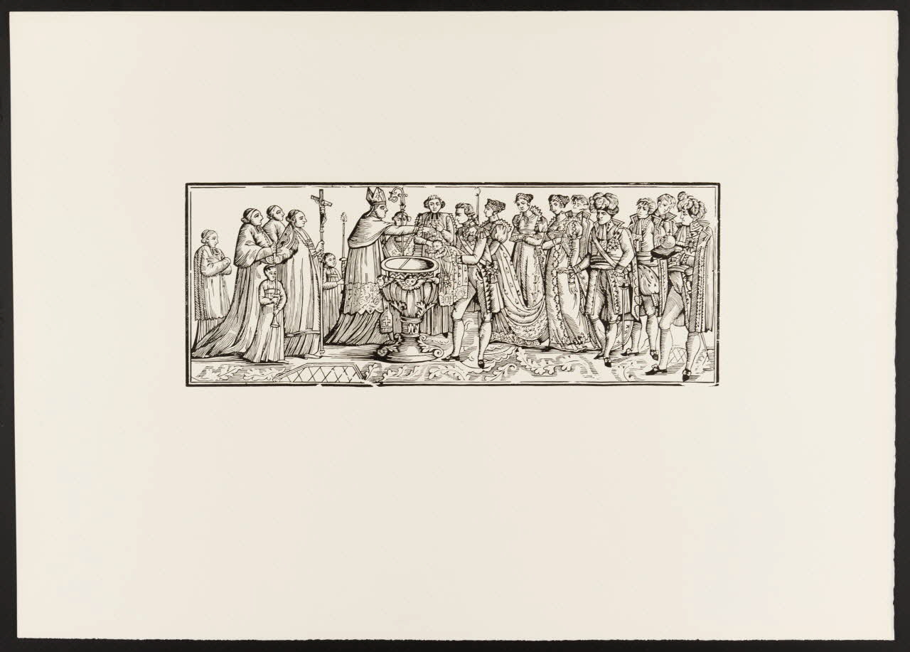 estampe Baptême du duc de Bordeaux 1969.87.91.3 Photo