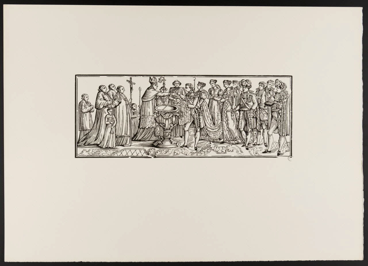 estampe Le baptême d'un enfant 1969.87.92 Photo