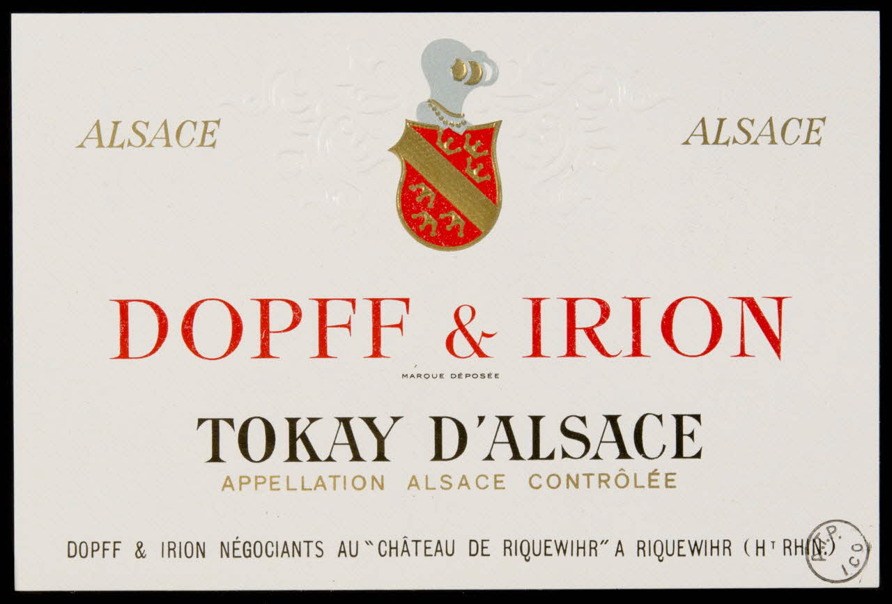 estampe ALSACE  ALSACE  DOPFF & IRION  TOKAY D'ALSACE 1971.14.103 Photo