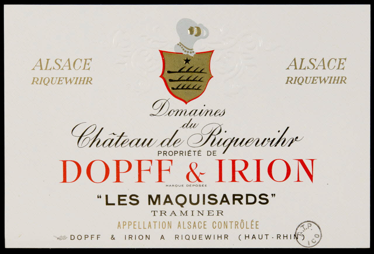 estampe ALSACE  RIQUEWIHR  DOPFF & IRION 1971.14.107 Photo