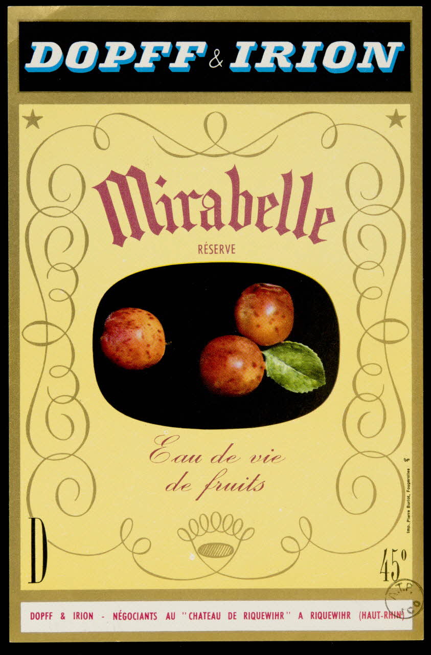 estampe DOPFF & IRION  Mirabelle 1971.14.111 Photo