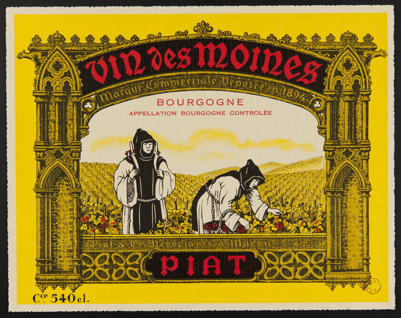 estampe VIN des MOINES  PIAT 1971.14.209 Photo