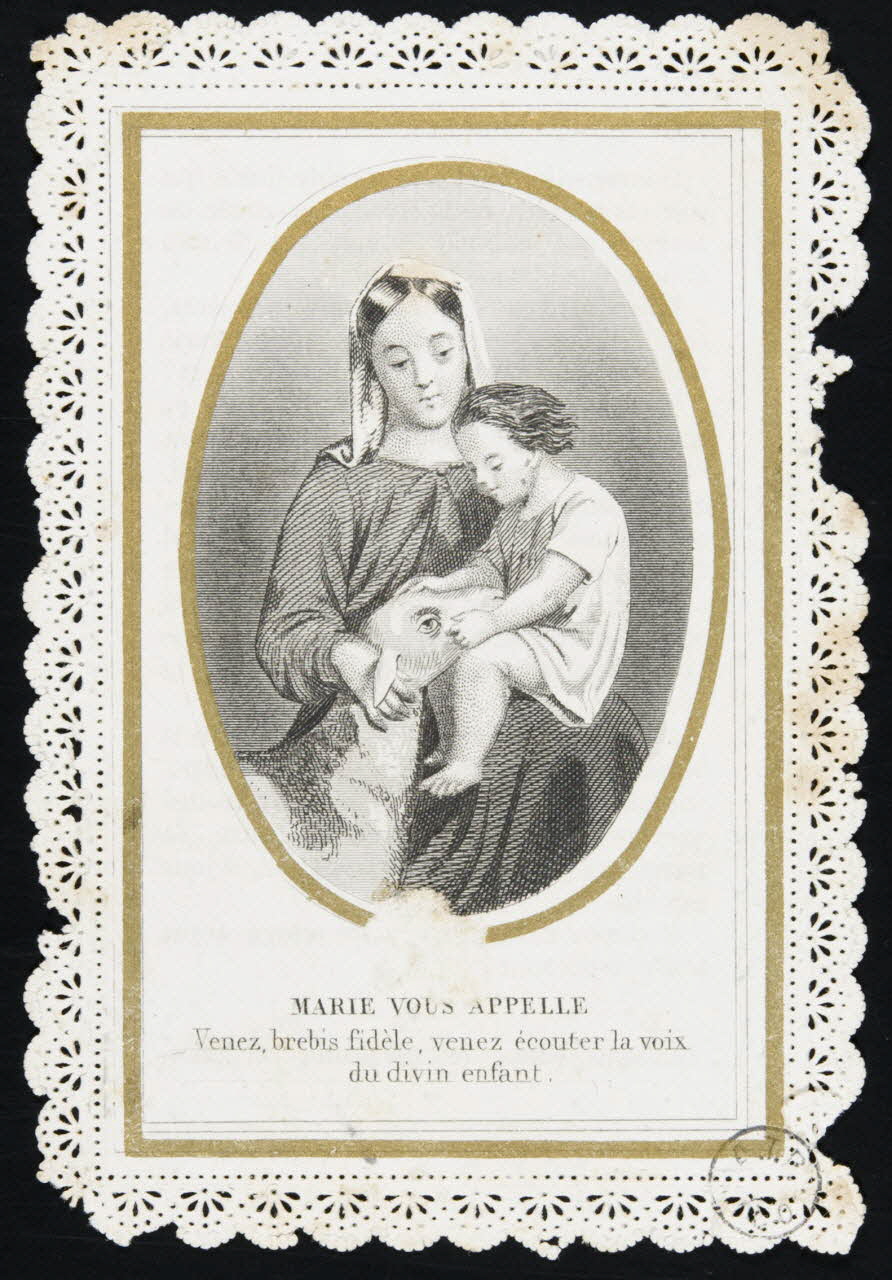 Villemur estampe MARIE VOUS APPELLE Paris 1862 1971.24.10 Photo