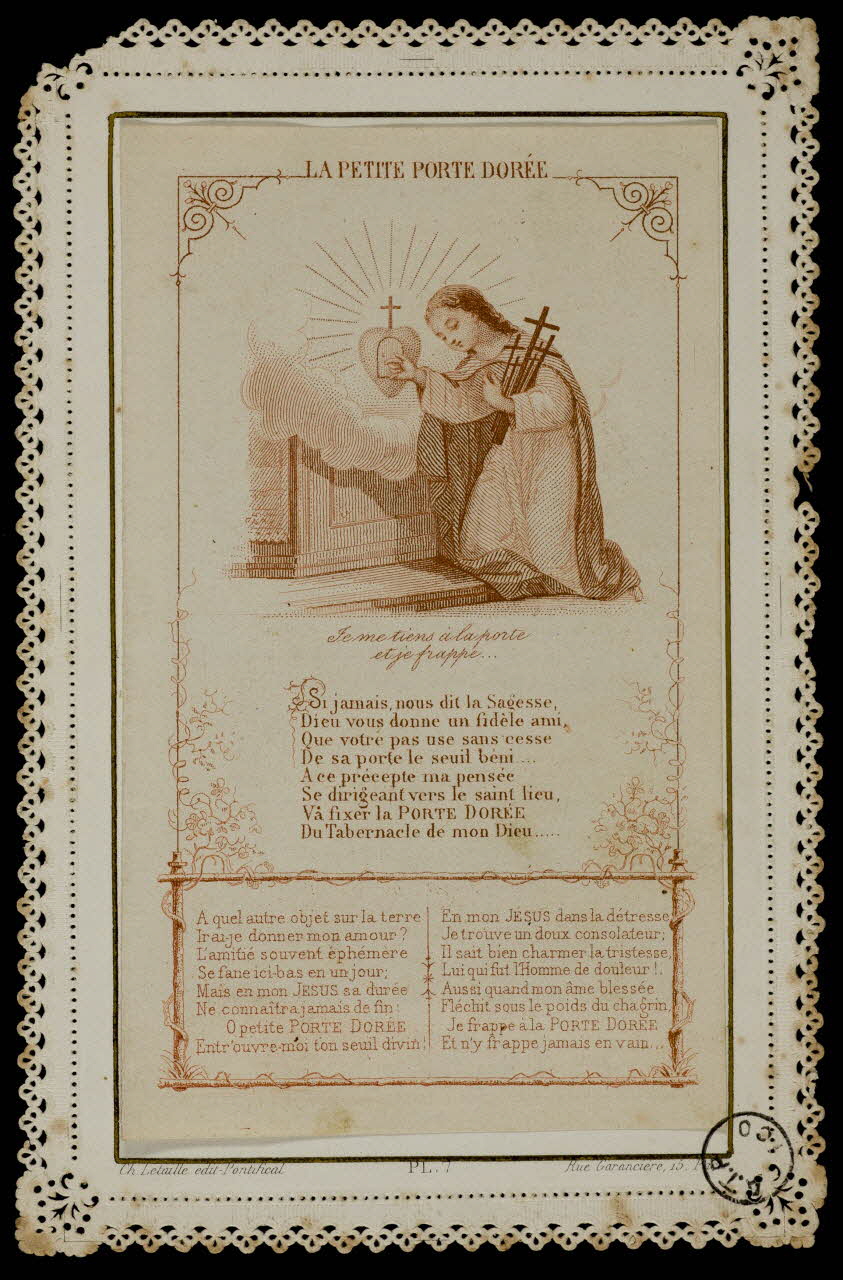 estampe LA PETITE PORTE DOREE 1971.24.32.1-2 Photo