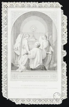 estampe VISION DE SAINT LOUIS DE GONZAGUE. 1971.24.40 Photo